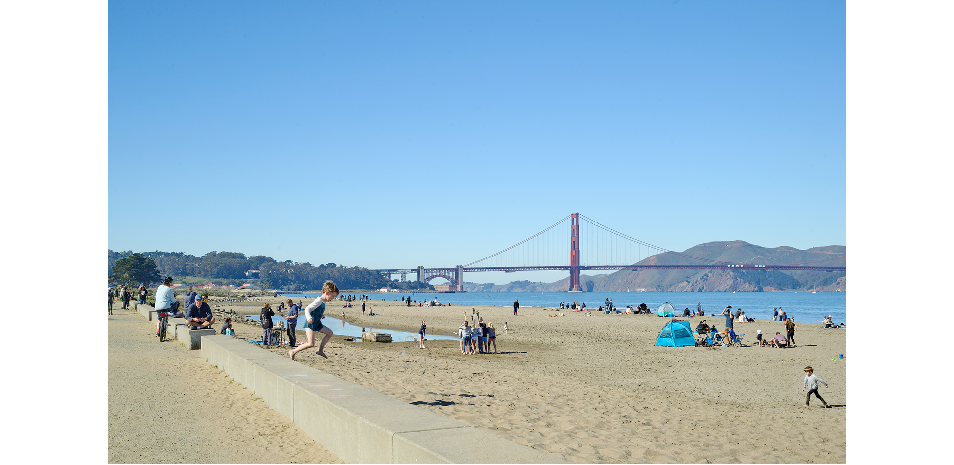 A restored beach invites visitors of all ages to find respite and joy.